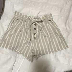 Button Up Abercrombie Shorts